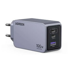A Photo Of Ugreen Nexode Pro 100W GaN Charger - 3-Port USB-C PD Fast Charger