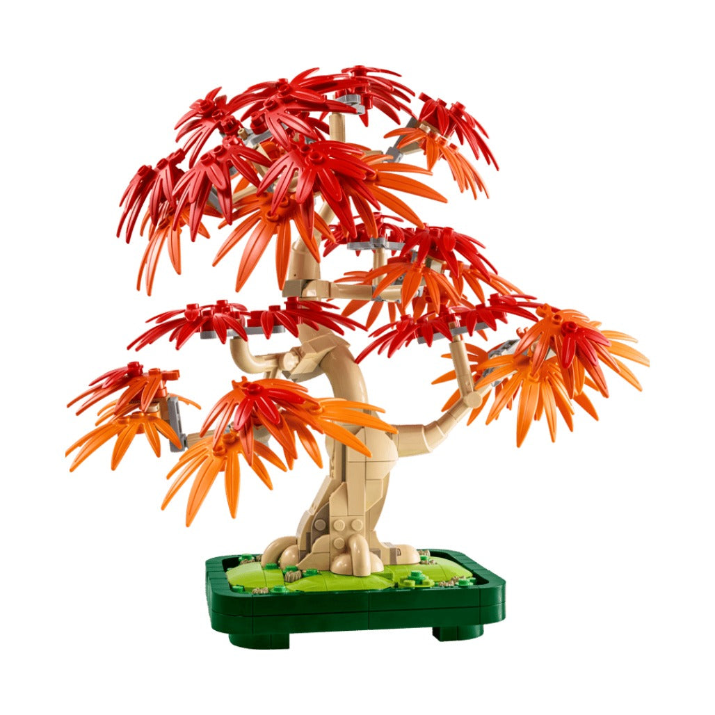 A Photo Of LEGO Japanese Red Maple Bonsai Tree - 474 Pieces - 10348