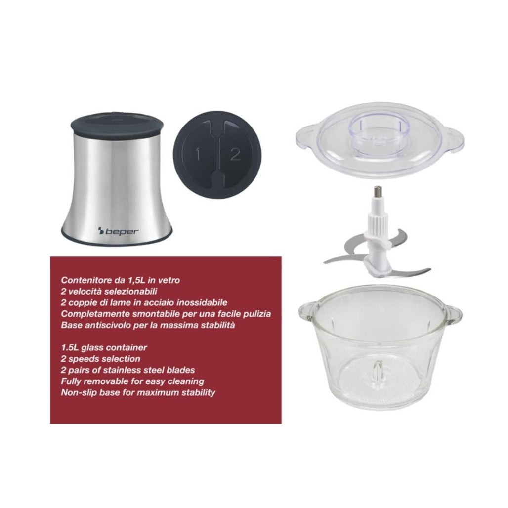 A Photo Of Beper Glass Chopper - P102ROB001