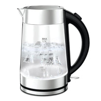 Nutricook Electric Glass Kettle - 1.7L, Double-Wall, Heavy-Duty Design, Elite Durability - NC-GK100