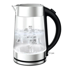 A Photo Of Nutricook Electric Glass Kettle - 1.7L, Double-Wall, Heavy-Duty Design, Elite Durability - NC-GK100