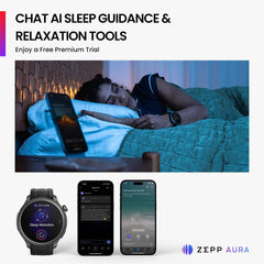A Photo Of Amazfit Balance Black - The Ultimate Fitness Smart Watch