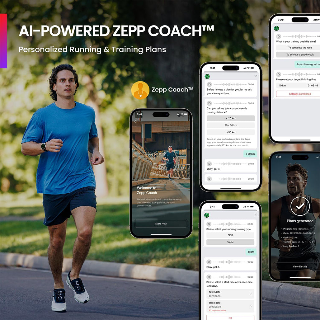 A Photo Of Amazfit Balance Black - The Ultimate Fitness Smart Watch