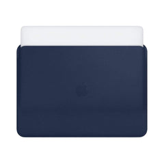 A Photo Of Apple Leather Sleeve for Apple Macbook Air or Pro 13-inch - Midnight Blue