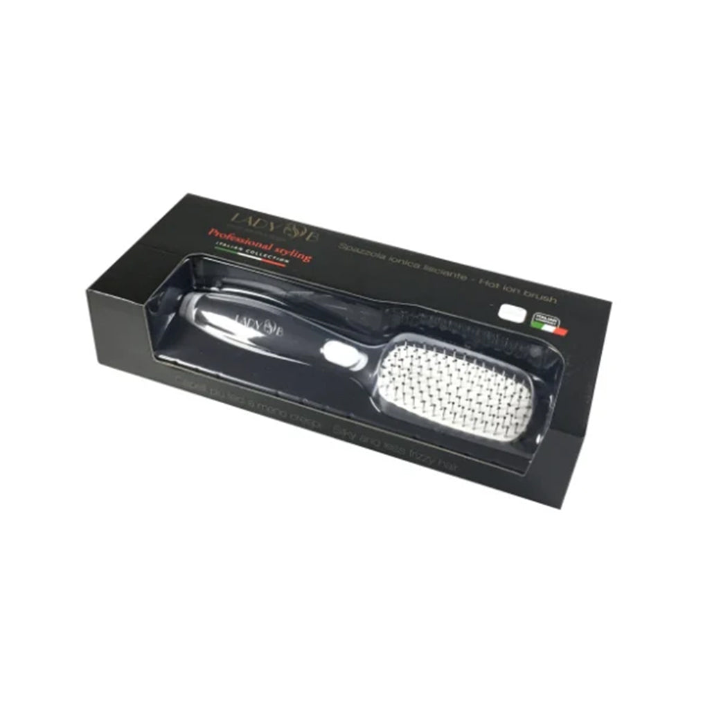 A Photo Of Beper Hot Ionic Hair Straightening Brush with Ceramic Coating Metal Bristles -40.925