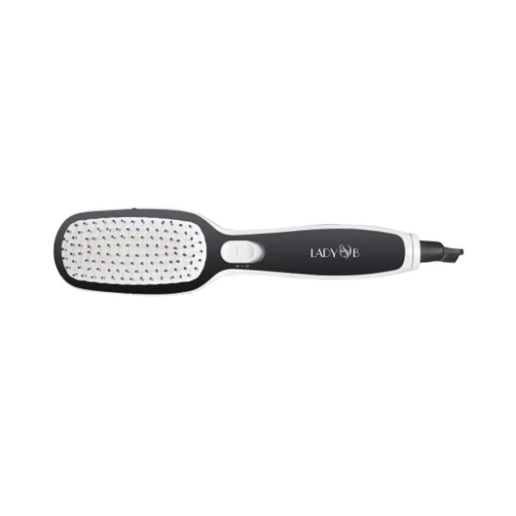 A Photo Of Beper Hot Ionic Hair Straightening Brush with Ceramic Coating Metal Bristles -40.925
