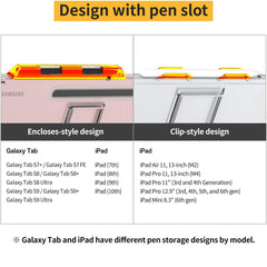 A Photo Of Araree FLEXIELD SP Shockproof Clear Case with Kickstand & S Pen Holder for iPad Pro 13