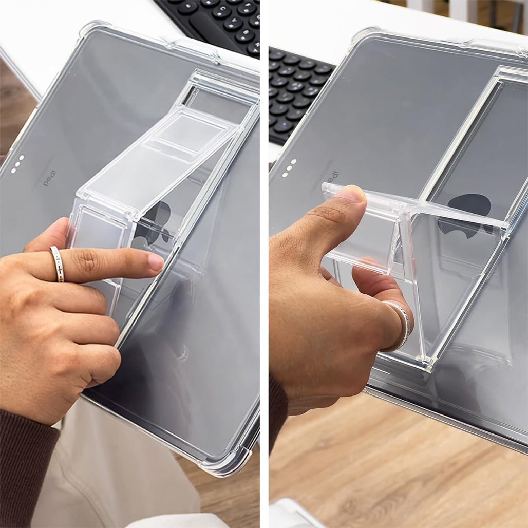 A Photo Of Araree FLEXIELD SP Shockproof Clear Case with Kickstand & S Pen Holder for iPad Pro 13