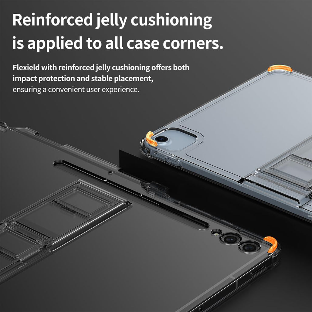 A Photo Of Araree FLEXIELD SP Shockproof Clear Case with Kickstand & S Pen Holder for iPad Pro 13