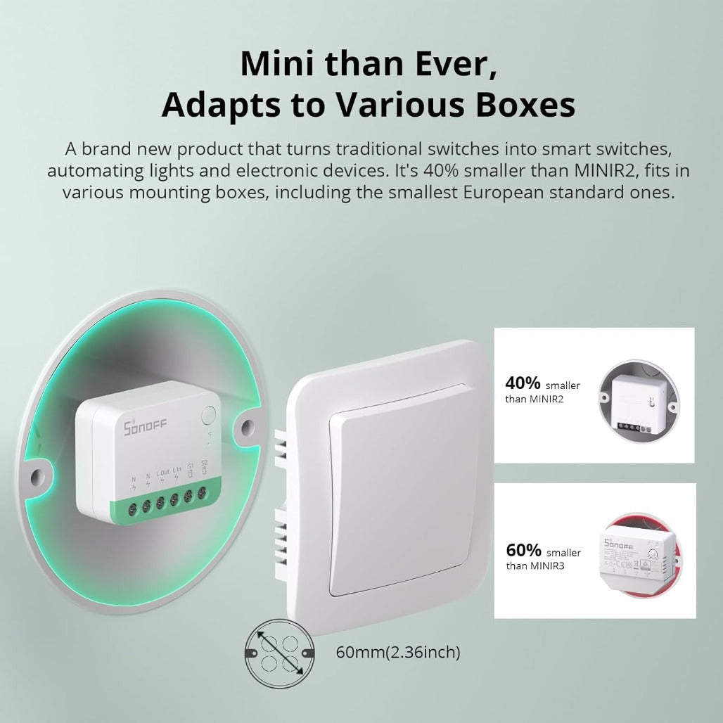 A Photo Of Sonoff Matter Smart Switch - MINIR4M