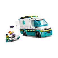 LEGO City Emergency Ambulance 184 Pieces - 60451