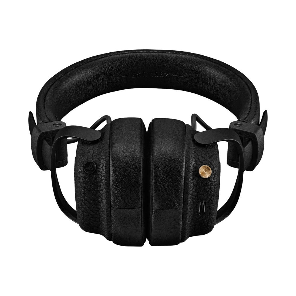 A Photo Of Marshall Milton A.N.C. Wireless Noise-Canceling On-Ear Headphones - Black