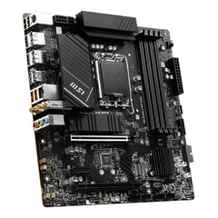 A Photo Of MSI Pro B760M-A WiFi DDR4 Motherboard - 911-7D99-003 | Compact ATX Board with PCIe 4.0, DDR4 Support, and Wi-Fi 6E