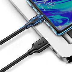 A Photo Of Ugreen 20881 USB-A 3.0 / USB-C 3A cable 0.5m - black