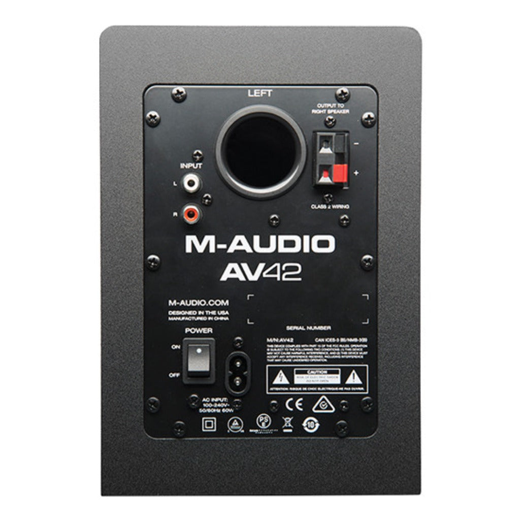 A Photo Of M-AUDIO AV42 Studio Monitors