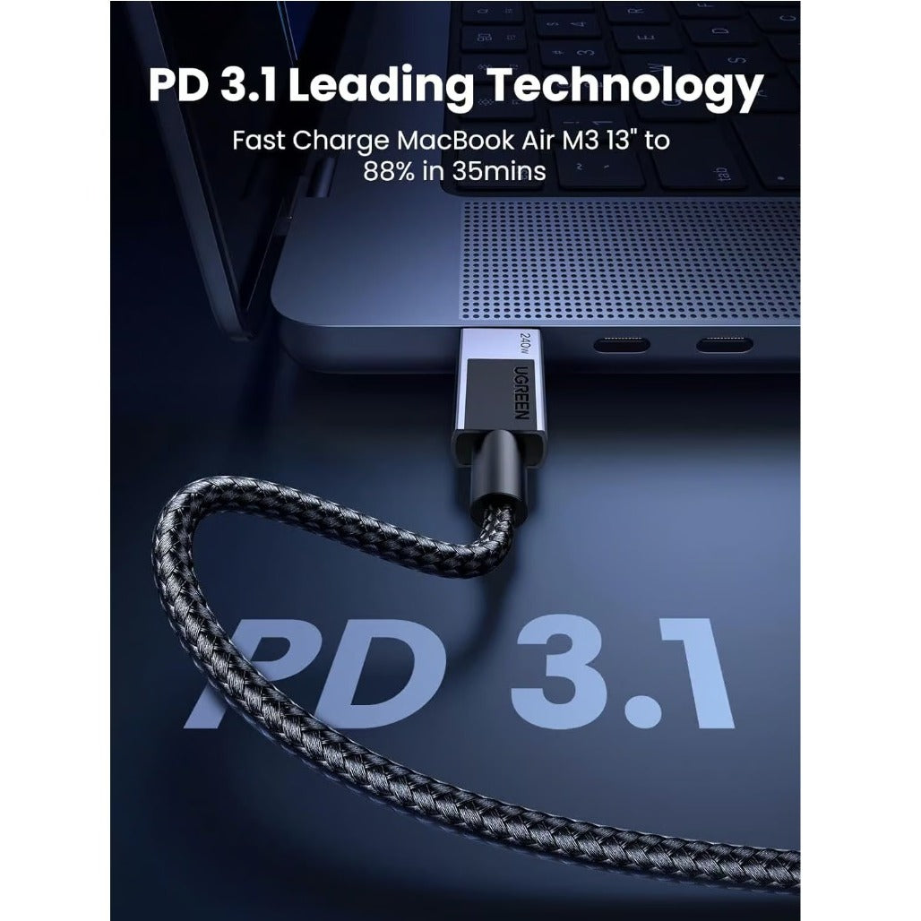 A Photo Of Ugreen USB-C to USB-C 240W PD Fast Charging Cable