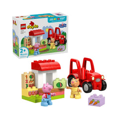A Photo Of LEGO Tractor and Market - 18 Pieces - 10468