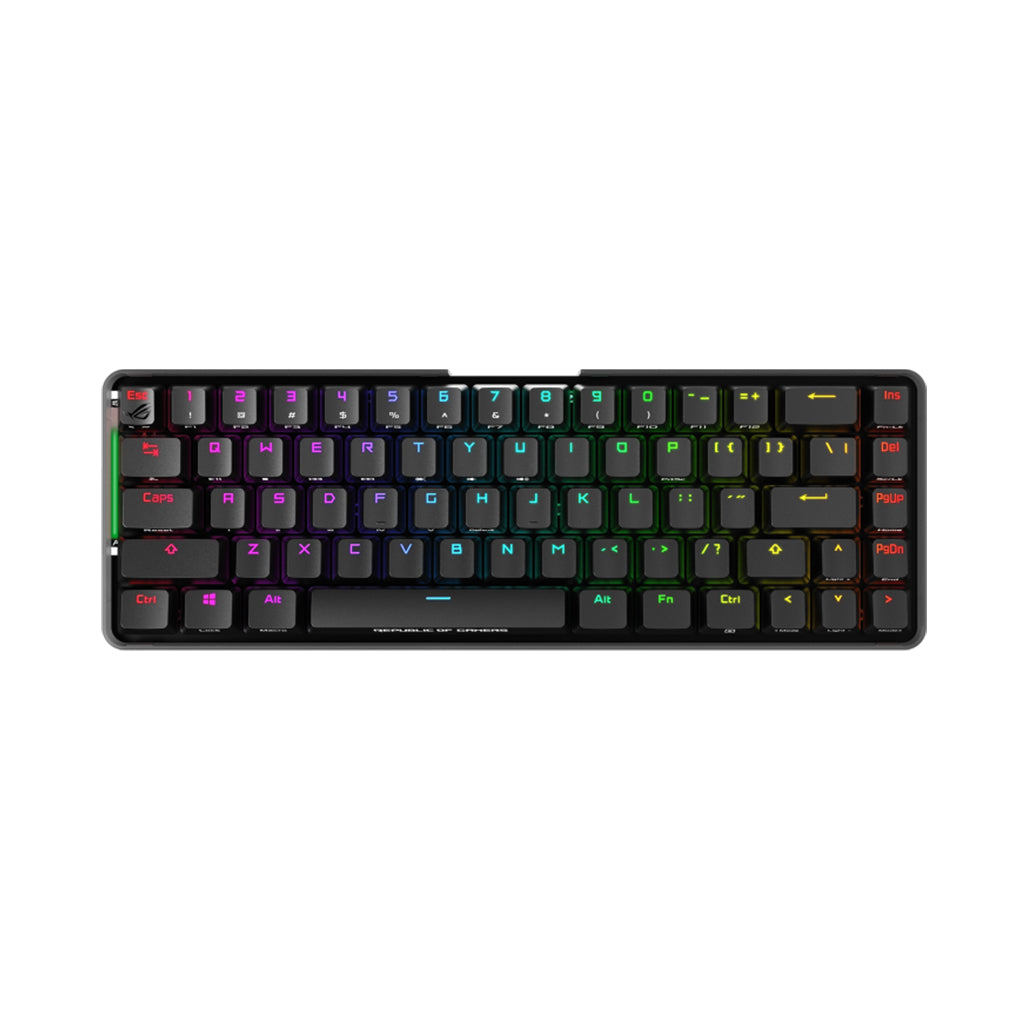 A Photo Of Asus M601 ROG Falchion - 65% Wireless Mechanical Gaming Keyboard with Aura Sync RGB, Cherry MX Switches