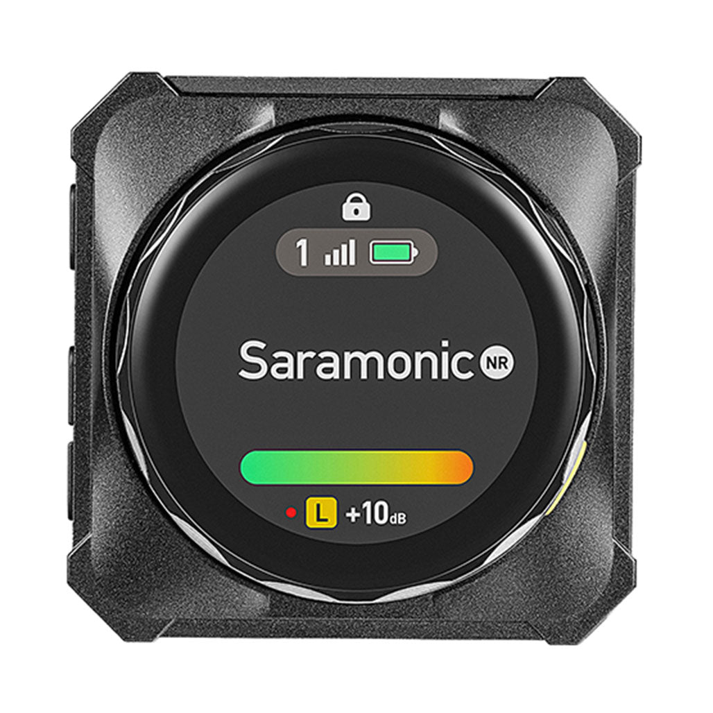A Photo Of Saramonic BlinkMe B2 2.4GHz Wireless Smart Microphone with Touchscreen Interface