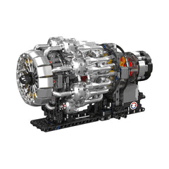 A Photo Of Mould King Motorized Turbojet Engine Mechanical Model Building Toy Set - 1214 Pieces - 10216