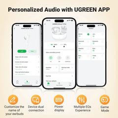 A Photo Of Ugreen Earbuds HiTune T3 Pro Active Noise-Cancelling Wireless