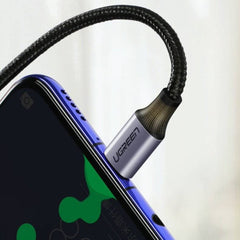 A Photo Of Ugreen Angled cable USB Type C - USB Type C Power Delivery 60W 20V 3A