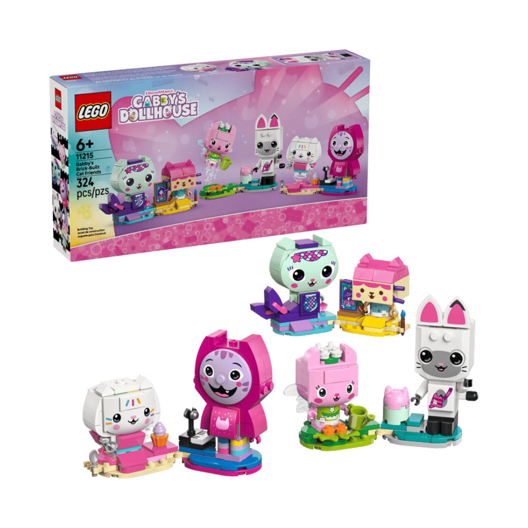 A Photo Of LEGO Gabby's Brick-Built Cat Friends - 324 Pieces - 11215
