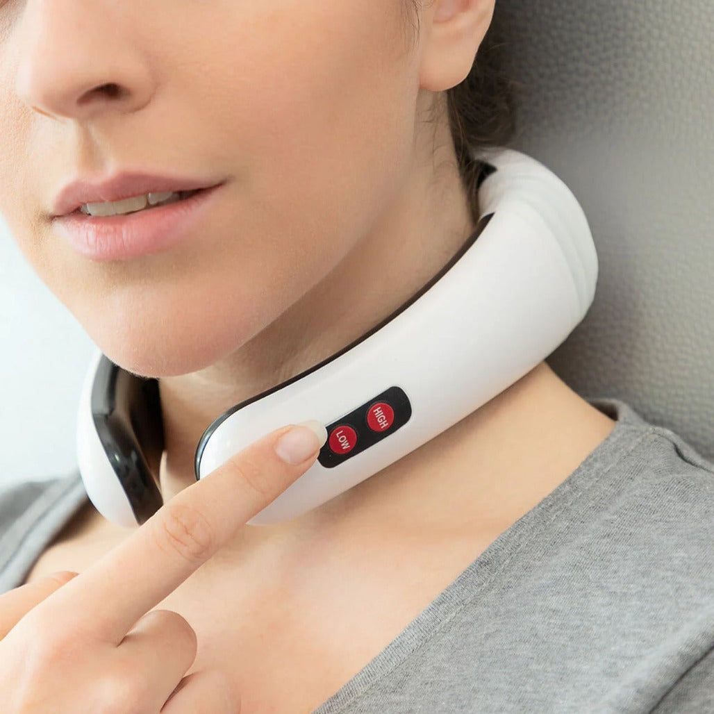 A Photo Of InnovaGoods Electromagnetic Neck and Back Massager - V0101180