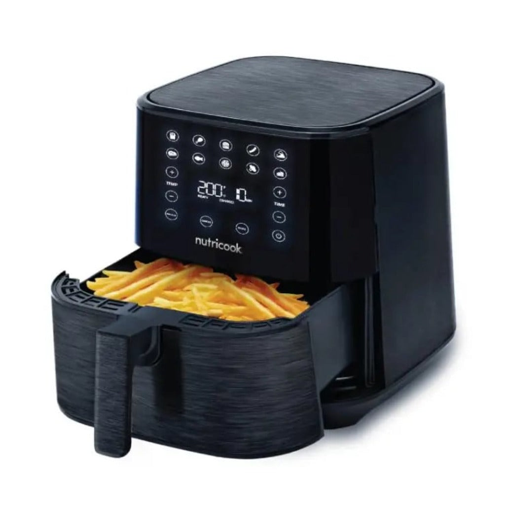 A Photo Of Nutricook Air Fryer 2 - 1700W, 5.5L, Digital Control Panel Display - NC-AF205K