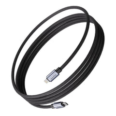 A Photo Of Blupebble PowerFlow PD 27W USB-C to Lightning Charge & Sync Braided Cable