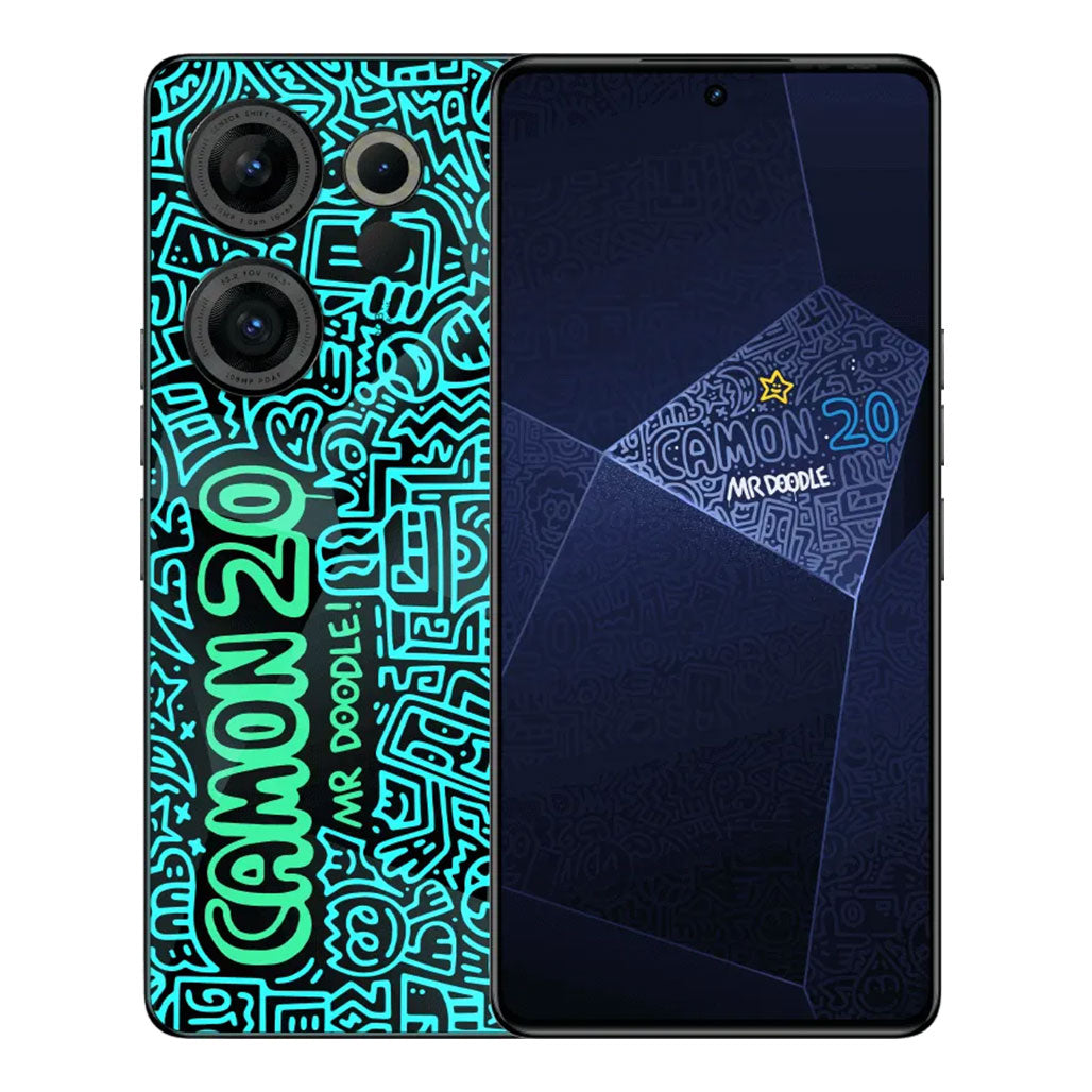 A Photo Of Tecno Camon 20 Pro - 8GB RAM - 256GB Storage - MR. DOODLE EDITION