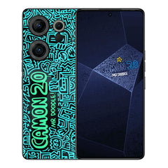 A Photo Of Tecno Camon 20 Pro - 8GB RAM - 256GB Storage - MR. DOODLE EDITION