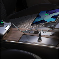 A Photo Of Ugreen 25845 Car Charger USB-C USB-A 30W
