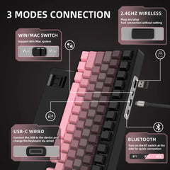 A Photo Of Attack Shark X85 - Wireless Mechanical Gaming Keyboard