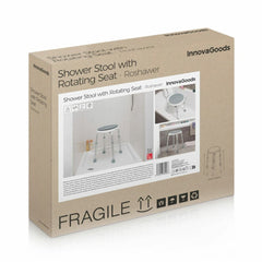 A Photo Of InnovaGoods Rotating and Adjustable Bathroom Stool Roshawer - V0103811