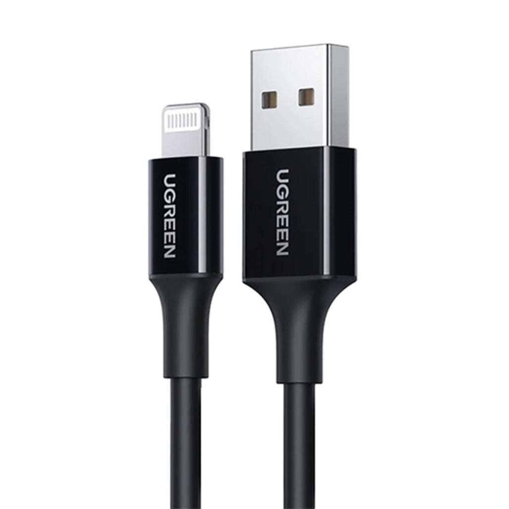 A Photo Of Ugreen USB-A / Lightning MFi 2.4A cable 1m