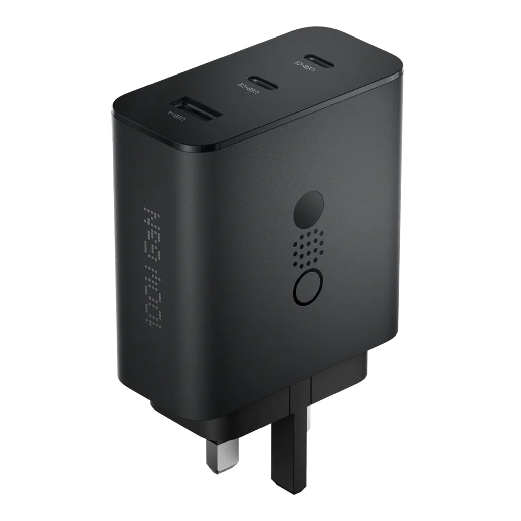 A Photo Of CMF GaN Fast Charger – 3-in-1 Compact USB-C Charger (65W/100W/140W) with Smart Power Distribution & Wide Compatibility