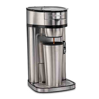 Hamilton Beach Single Serve Coffee Maker 410ml – Pod-Free Coffee Machine with Built-In Scoop Filter ; Auto Shutoff