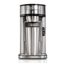 Hamilton Beach Single Serve Coffee Maker 410ml – Pod-Free Coffee Machine with Built-In Scoop Filter ; Auto Shutoff
