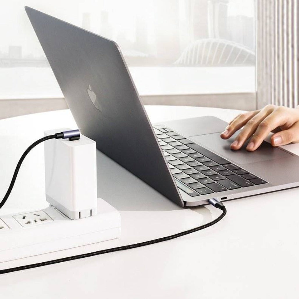 A Photo Of Ugreen Angled cable USB Type C - USB Type C Power Delivery 60W 20V 3A