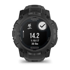 A Photo Of Garmin Instinct 3 - 50 mm - Solar - Tactical Edition Black with Black Band