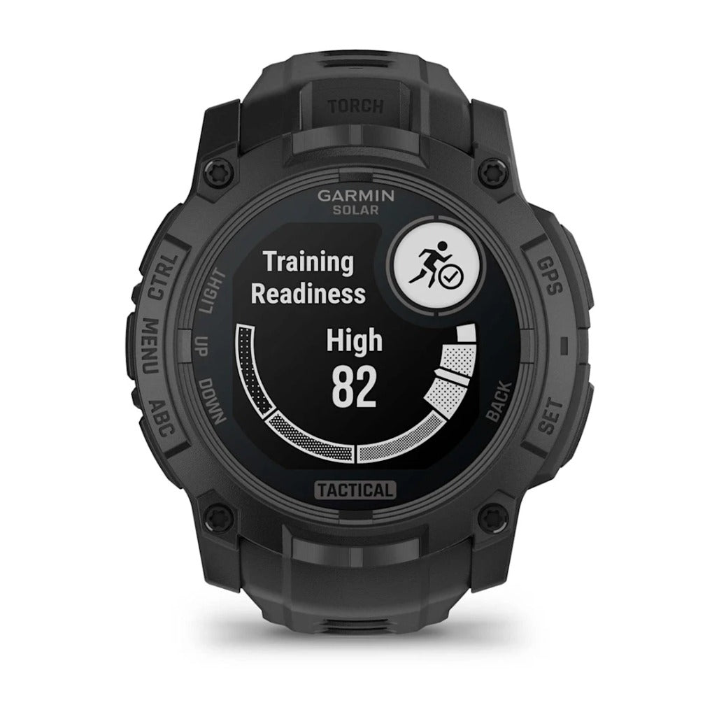A Photo Of Garmin Instinct 3 - 50 mm - Solar - Tactical Edition Black with Black Band