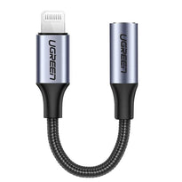Ugreen 3.5mm Jack to Lightning Headphone Adapter – MFi Certified (10cm)