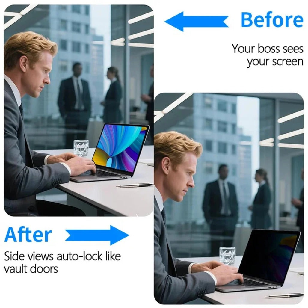 A Photo Of 360 Degree Privacy Screen Protector for MacBook - 13.6