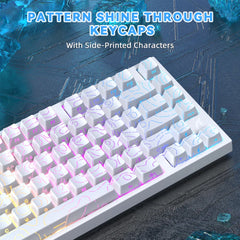 A Photo Of Attack Shark R82 HE - 75% Wired Magnetic Gaming Keyboard