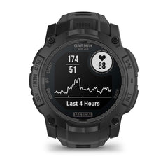 A Photo Of Garmin Instinct 3 - 50 mm - Solar - Tactical Edition Black with Black Band