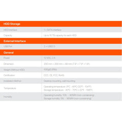 A Photo Of Tenda HD Network Video Recorder 8 Channels N3L-8H