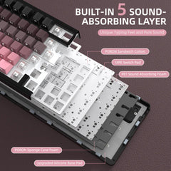 A Photo Of Attack Shark X85 - Wireless Mechanical Gaming Keyboard