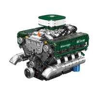 Mould King Motorized V8 Tank Engine Building Toy Set - 2250 Pieces - 10182