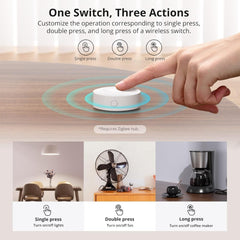 A Photo Of Sonoff ZigBee Wireless Switch - SNZB-01P